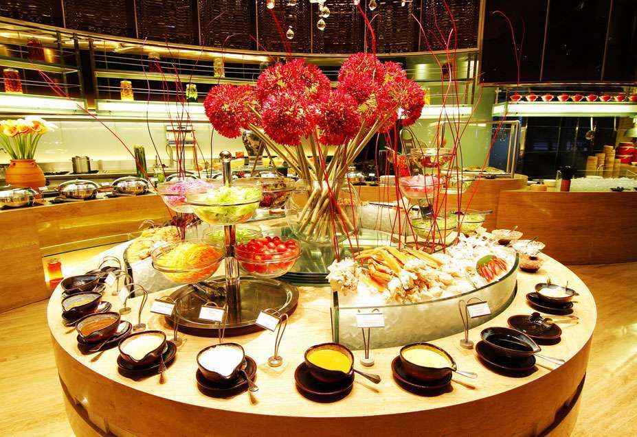 Wyndham Grand Plaza Royale Oriental Shanghái Restaurante foto